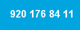 920 176 84 11 920 176 84 11